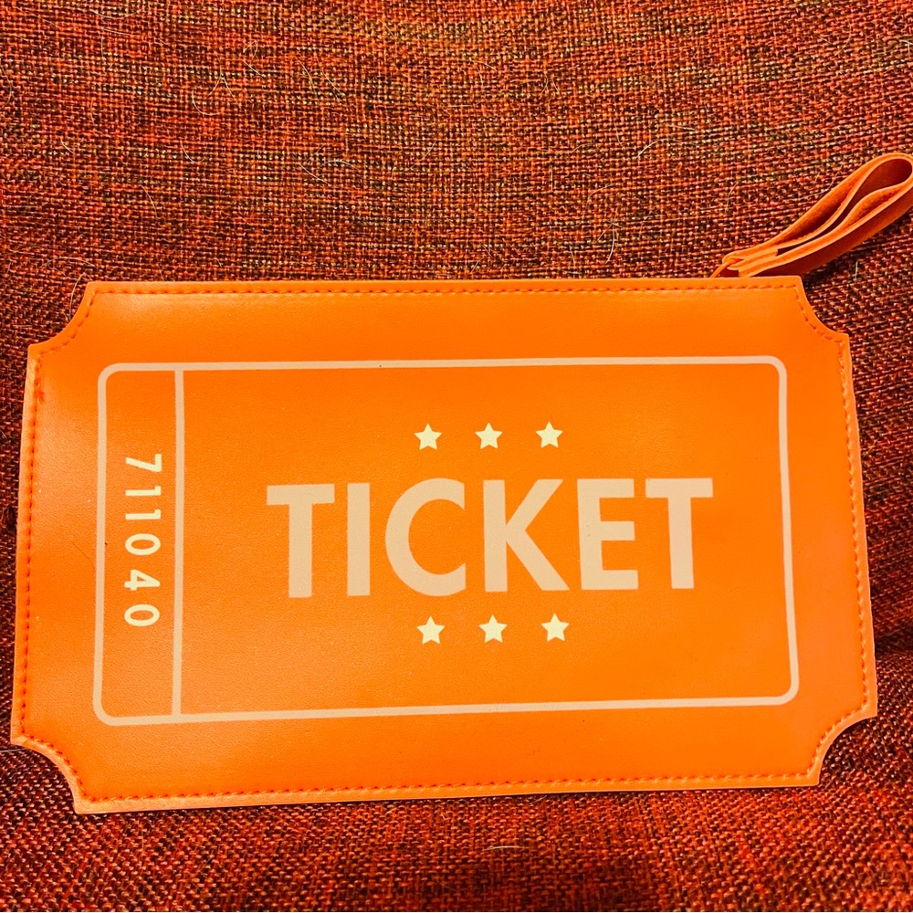 Ipsy Ticket Stub Cosmetic Bag